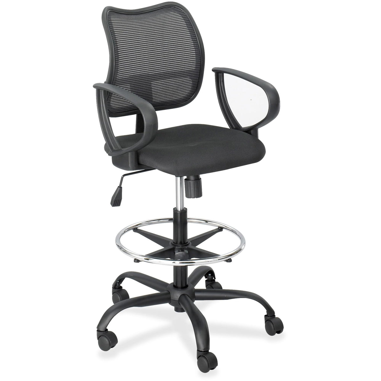 Vue Mesh Extended-Height Chair 3395BL with Ergonomic Mesh Back, Black, Cool Comfort