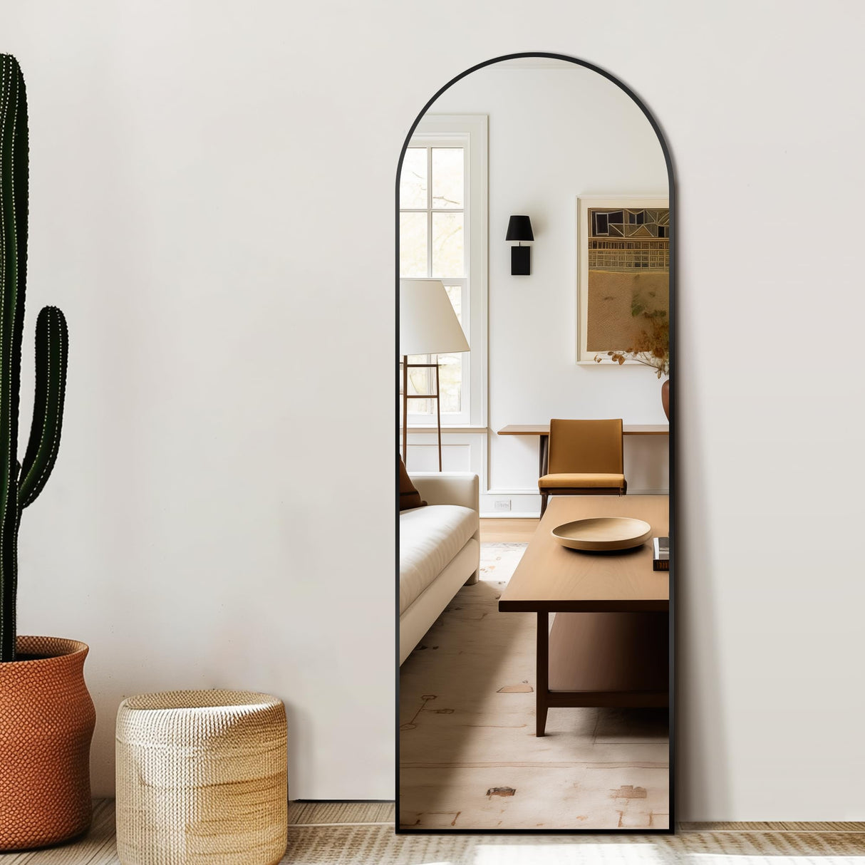 Arched Mirror Full Length,Standing Mirror,Large Floor Mirror