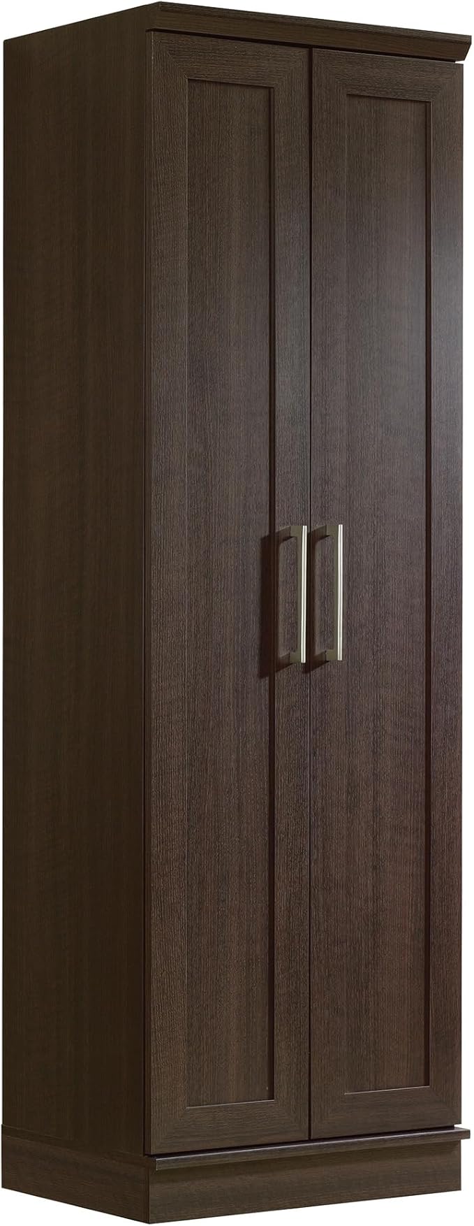 HomePlus Two Door Storage Cabinet/Pantry Cabinet, Pacific Maple Finish