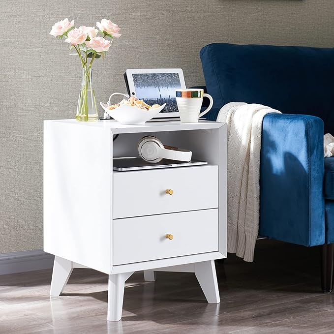 Nightstand with Charging Station