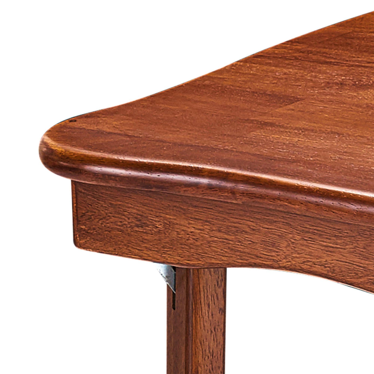 Stakmore Stylish Durable Versatile Square Solid Wood Scalloped Edge Compact Folding Traditional Card