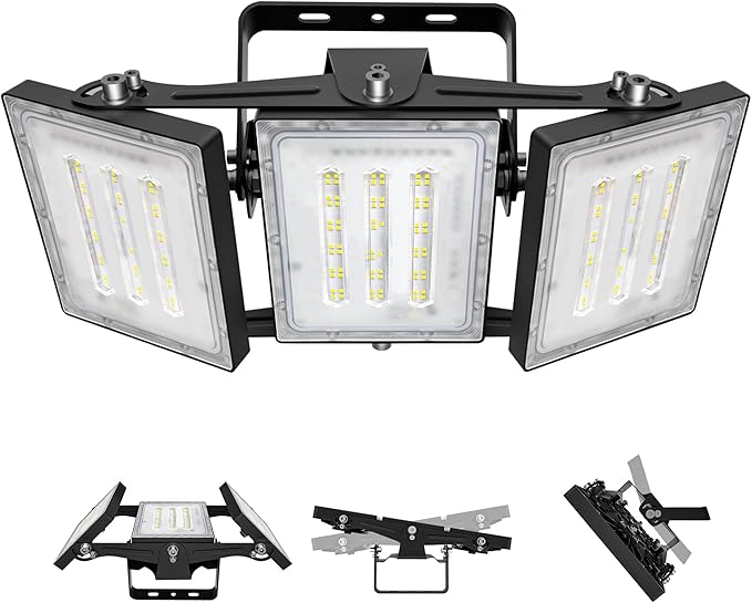 LED Flood Light Outdoor, STASUN 600W 60000lm 6000K Daylight White IP66 Waterproof