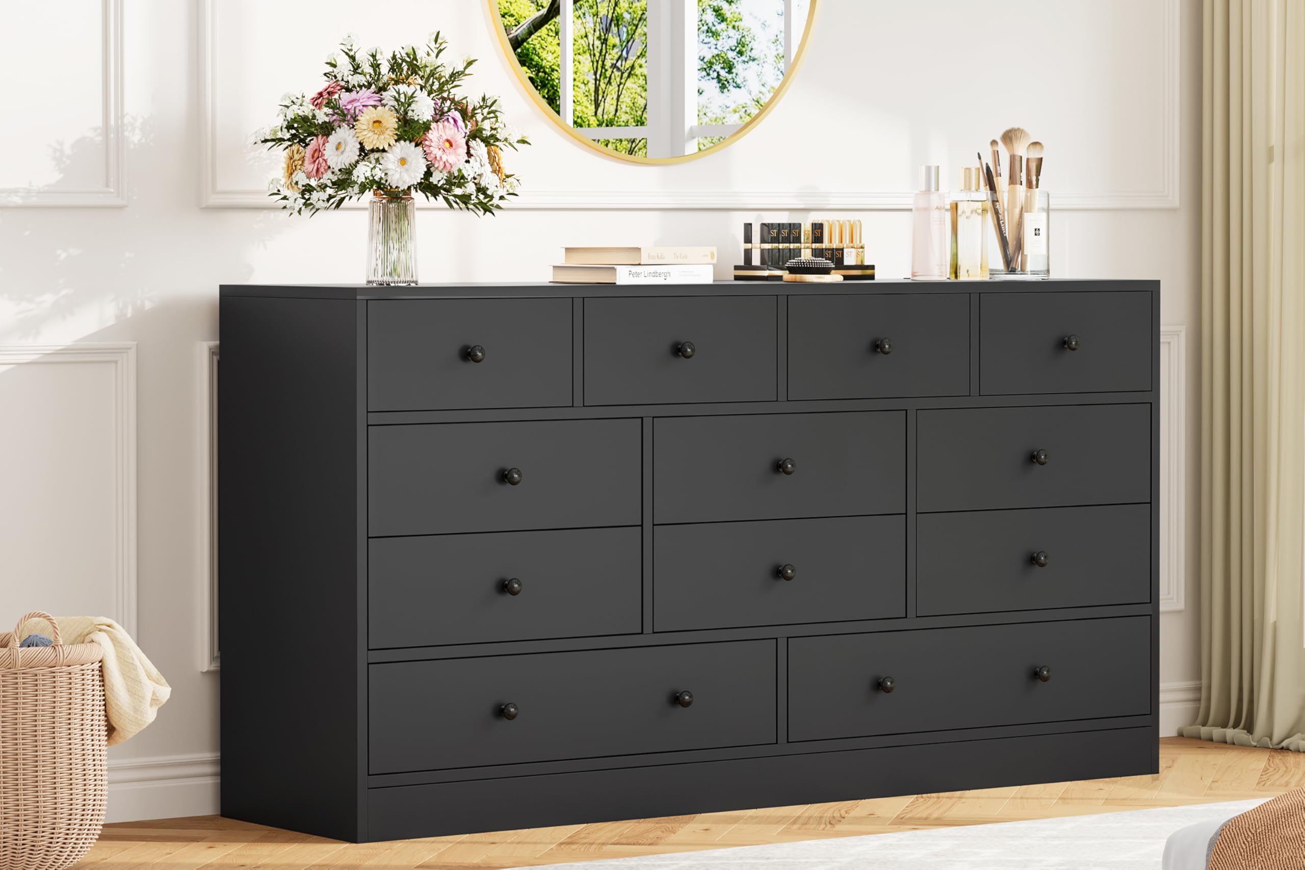 Dresser for Bedroom,12 Drawer Dressers & Chests of Drawers