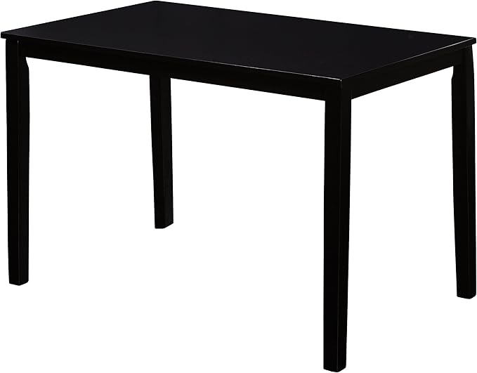 Shaker Rectangular Dining Table - Black Finish