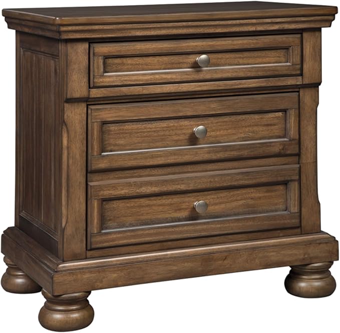 Robbinsdale Traditional 2 Drawer Night Stand, White