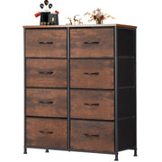 Dresser for Bedroom, 8 Storage Drawers, Tall Large Fabric Storage Tower Organizer