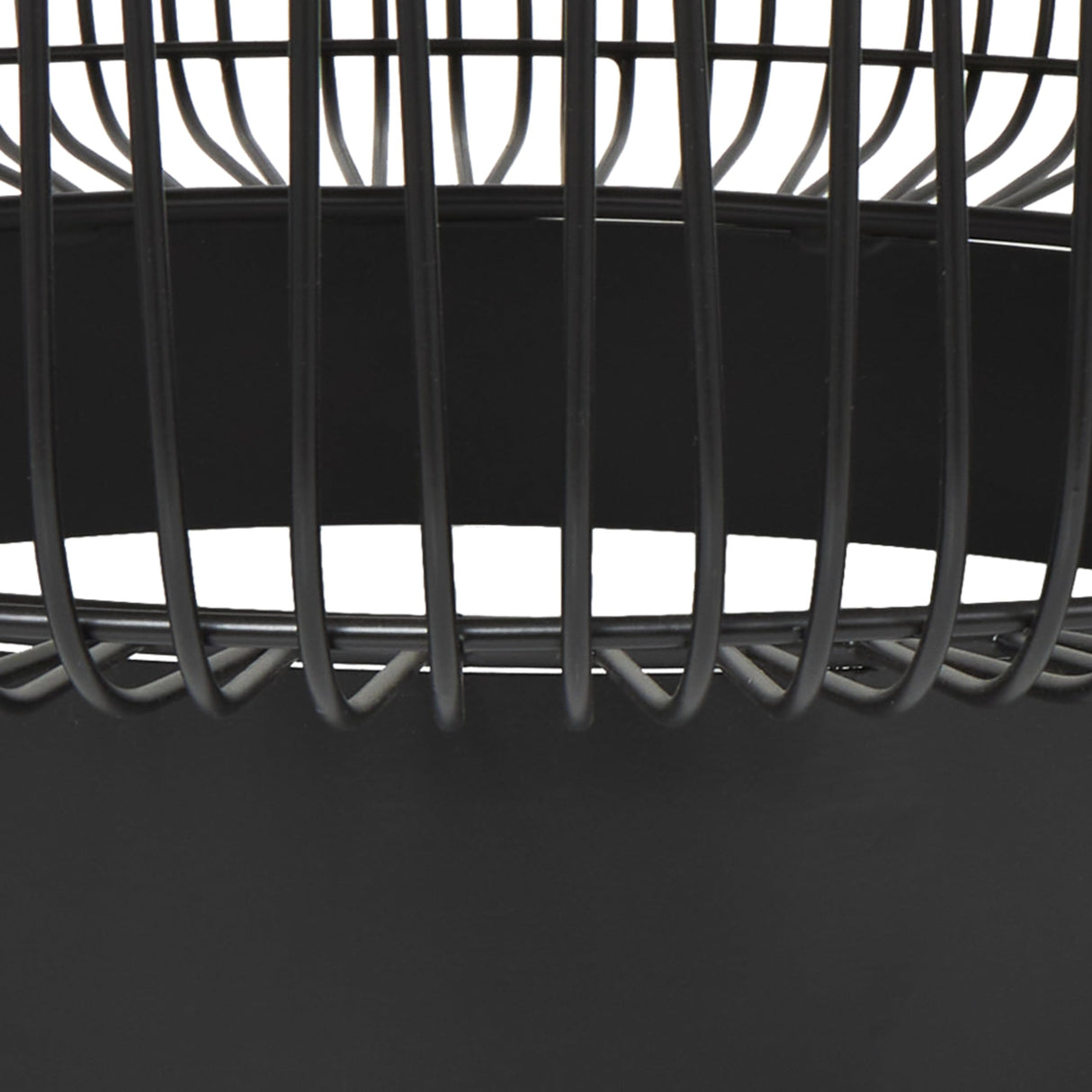 Deco 79 Aluminum Metal Geometric Open Frame Wire Coffee Table with Silver Aluminum Top, 30" x 30" x 17", Black