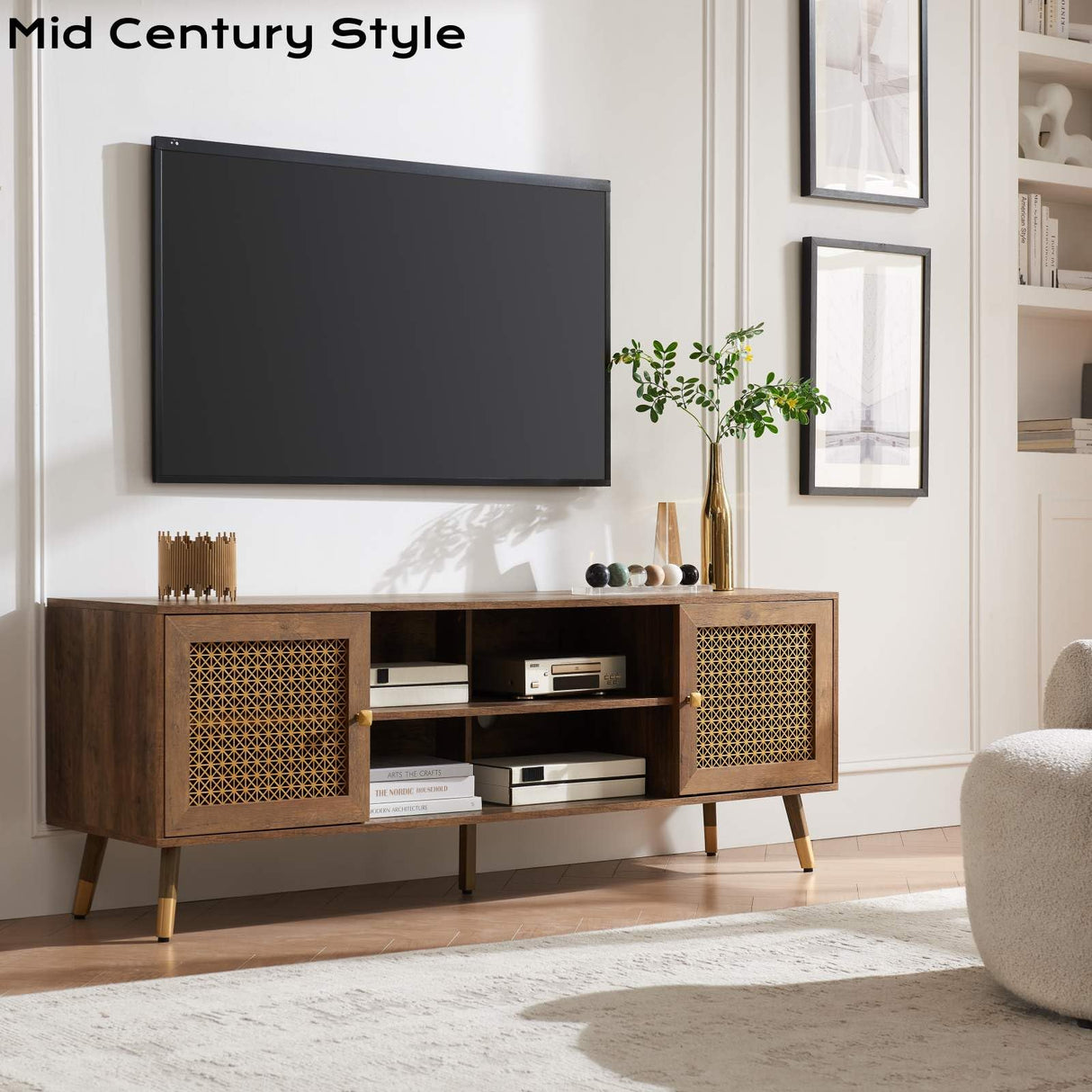 Modern Entertainment Center for TVs up to 75 inches