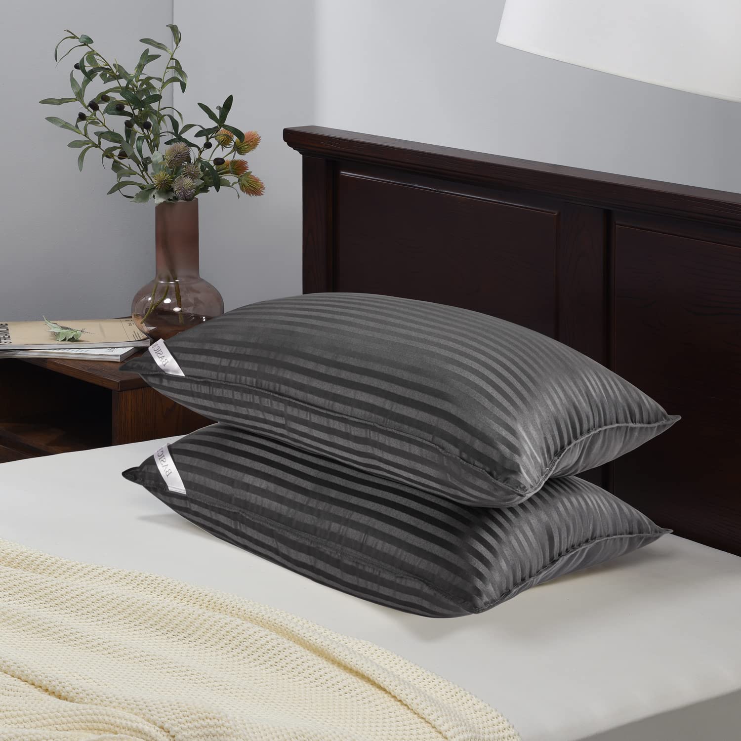 Bed Pillows for Sleeping - King Size Pillows Set of 2