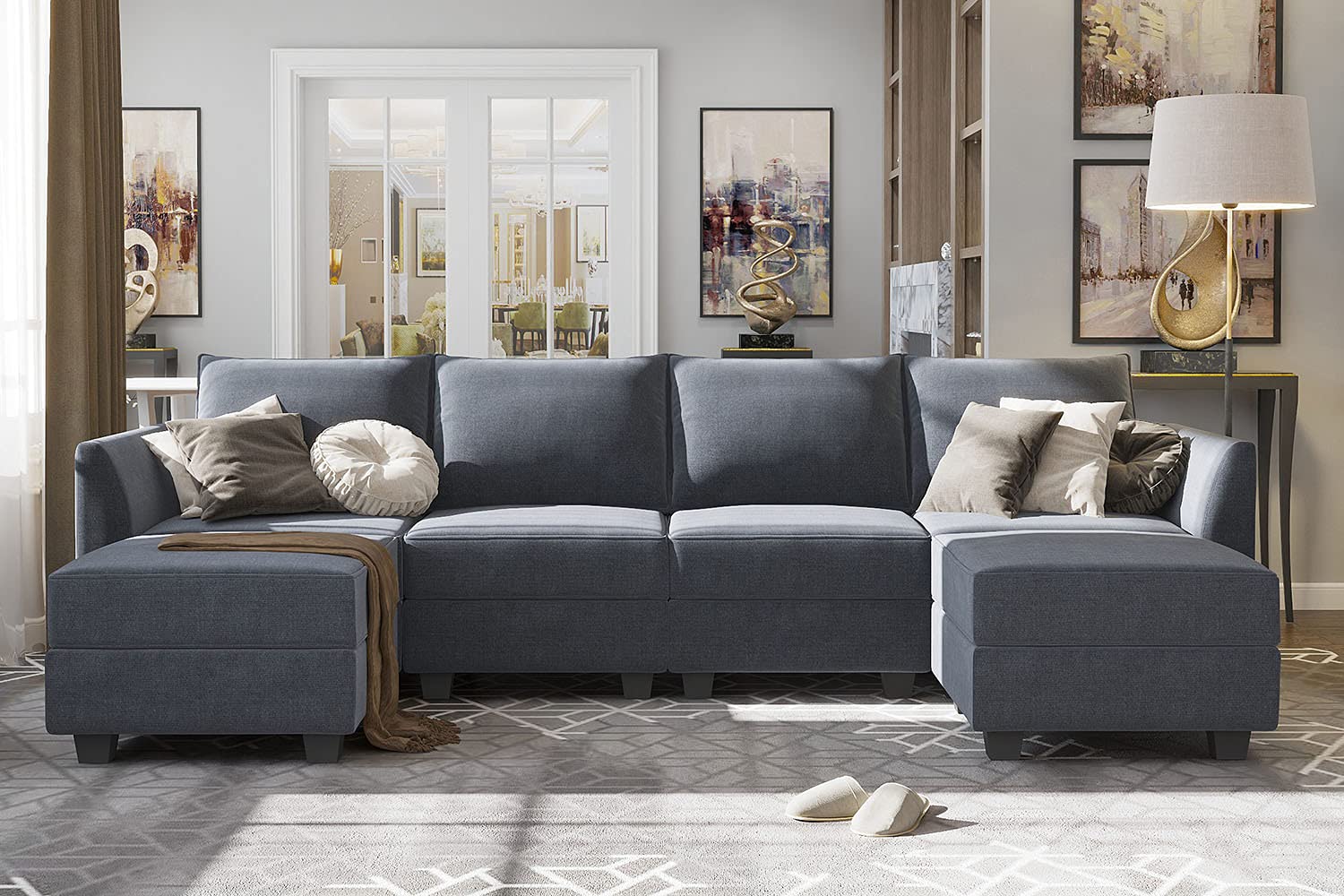 Modular Sectional Sofa U Shaped Sectional Couch