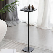 Square Small Drink Table,Modern Martini Table Pedestal Table