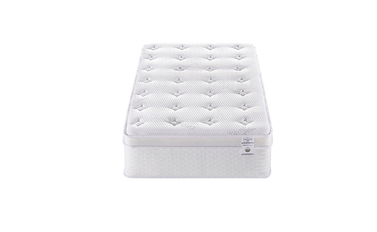 Twin Size Mattress - 12 Inch Cool Memory Foam & Spring Hybrid Mattress