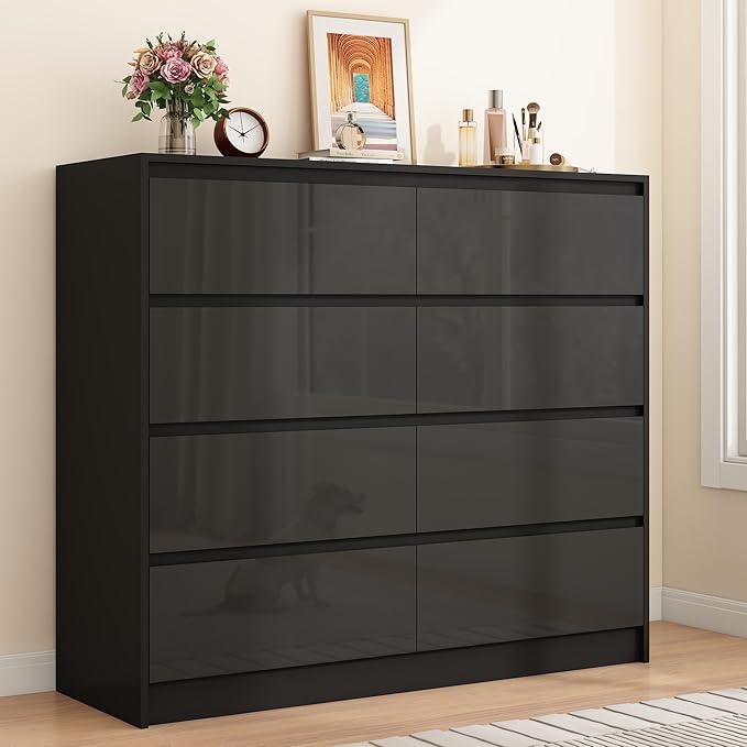 8 Drawer Dresser for Bedroom, Simply Modern Chest of Drawers