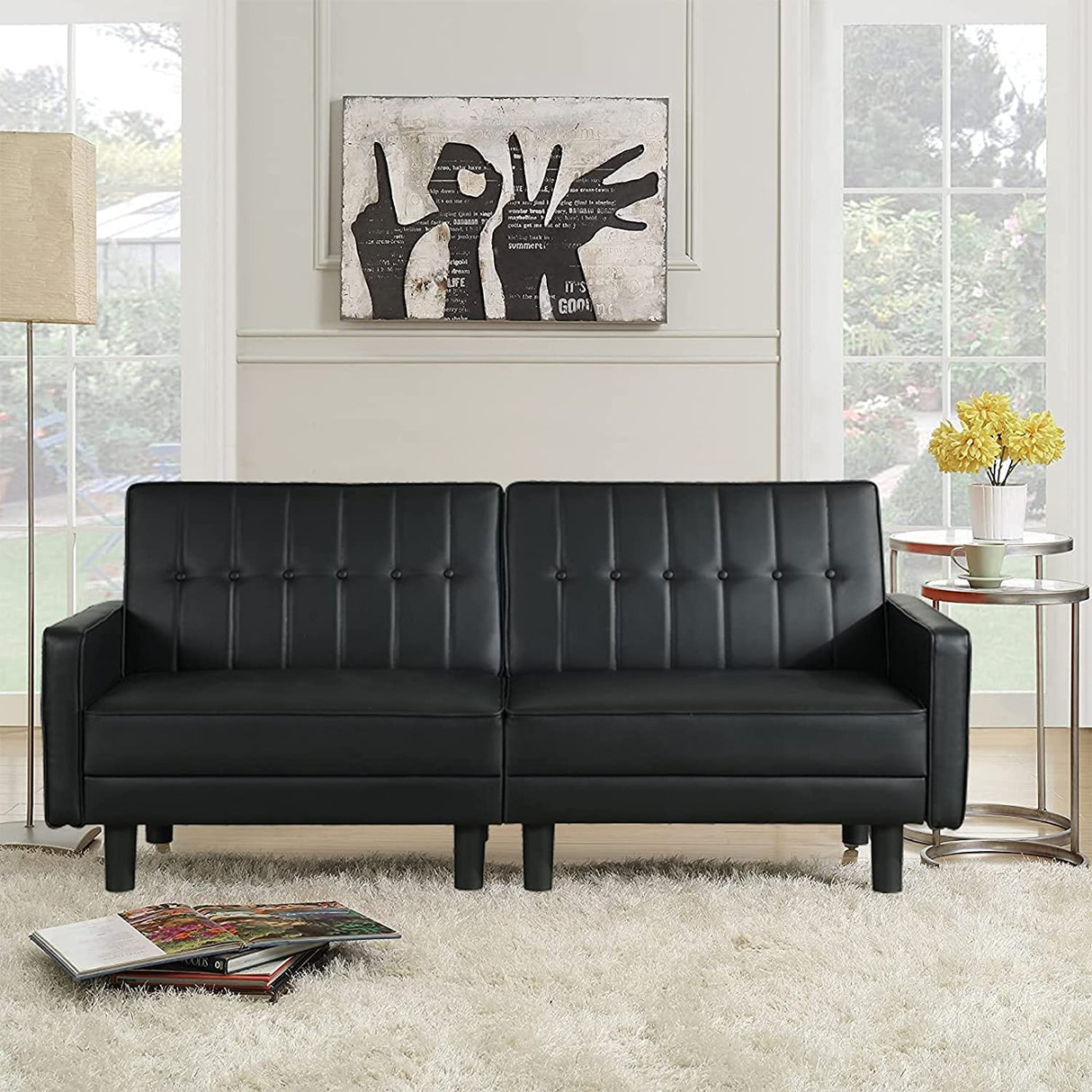 Futon Sofa Bed Couch and Sleeper Sofas for Living Room