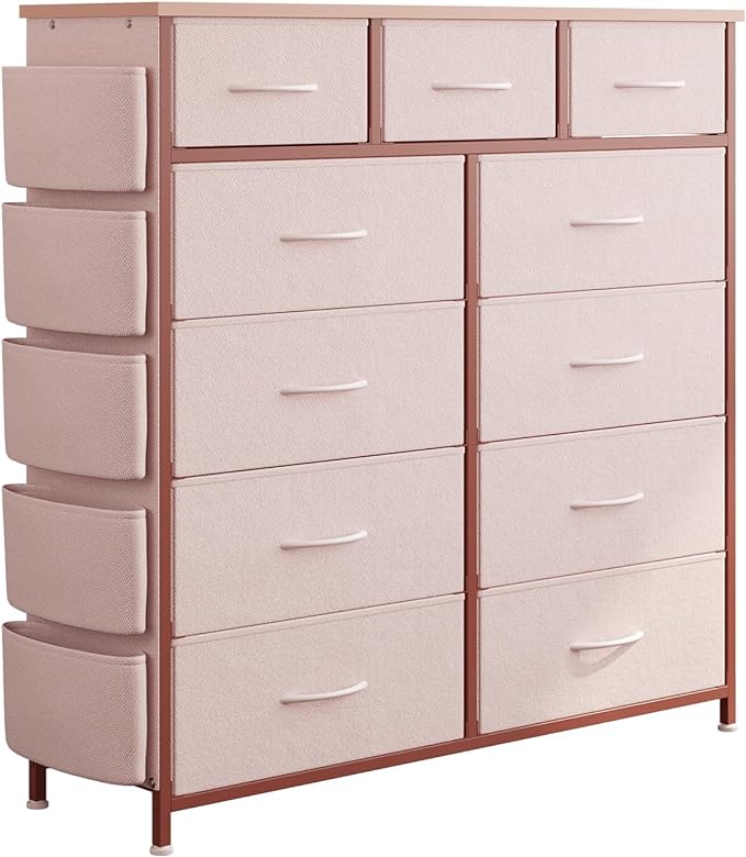 Dresser for Bedroom with 11 Drawer, Dressers & Chests of Drawers