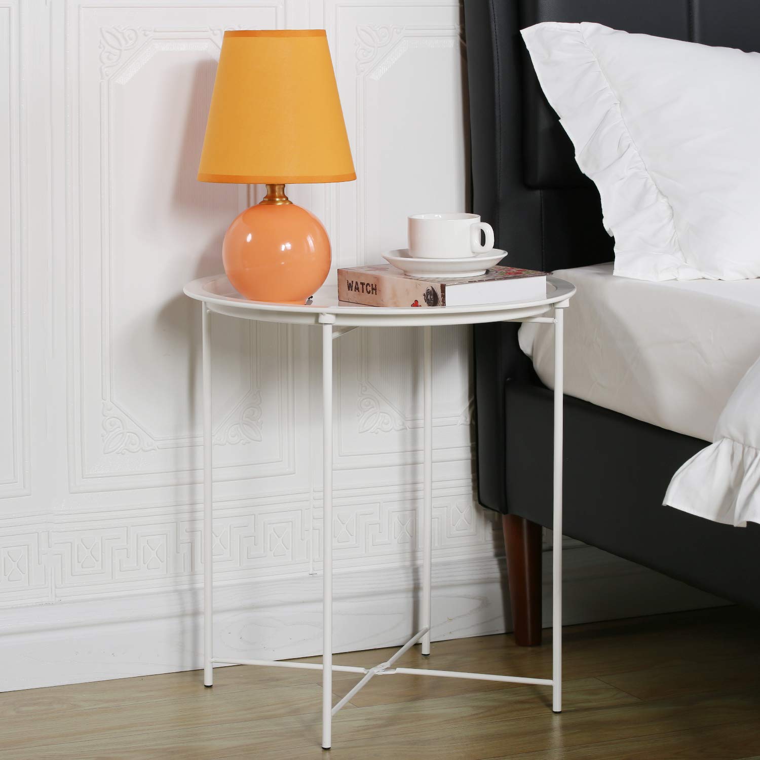 Tray Metal End Anti-Rust and Waterproof Indoor&Outdoor Snack and Coffee