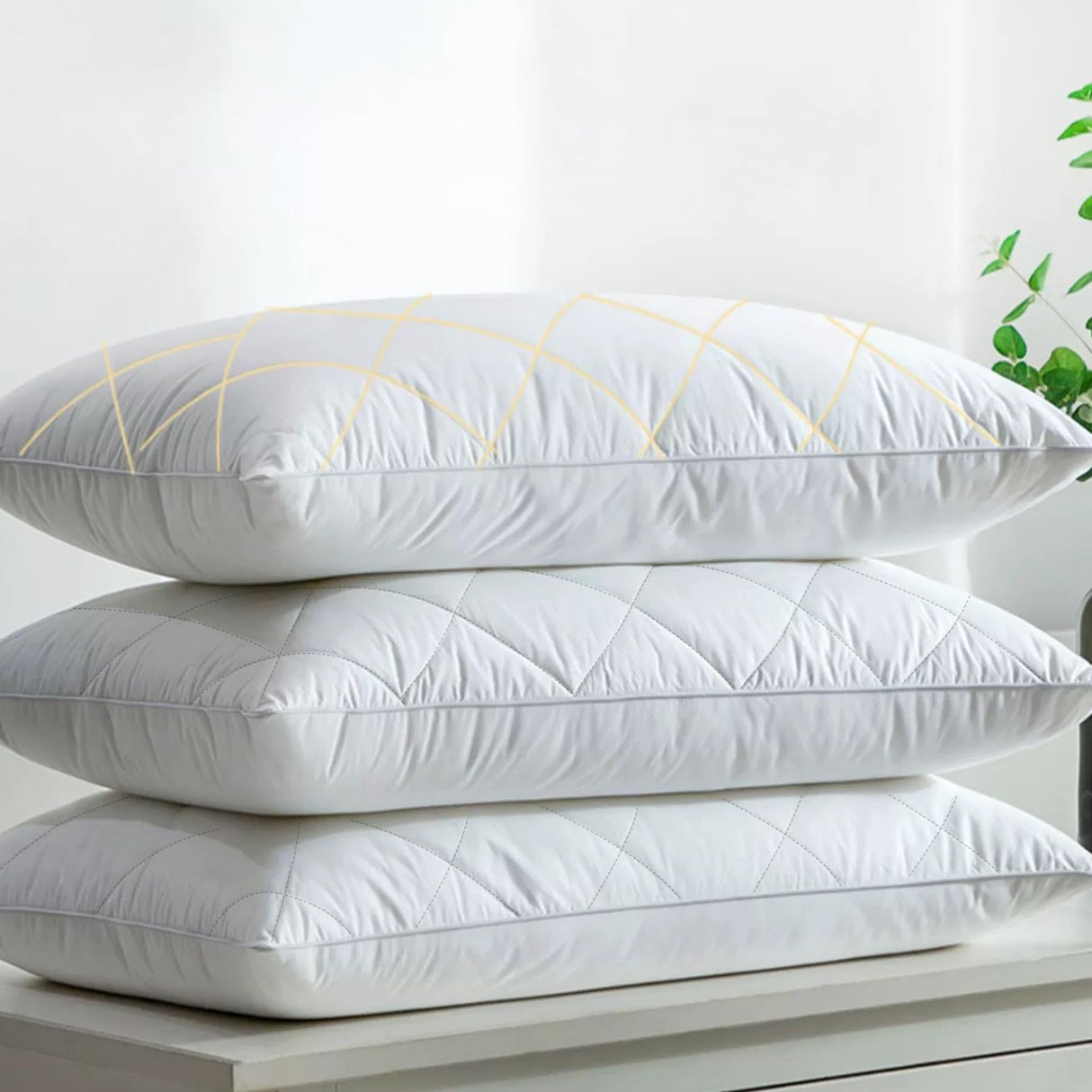 Down Feather Pillows Queen Size, Hotel Bed Pillows