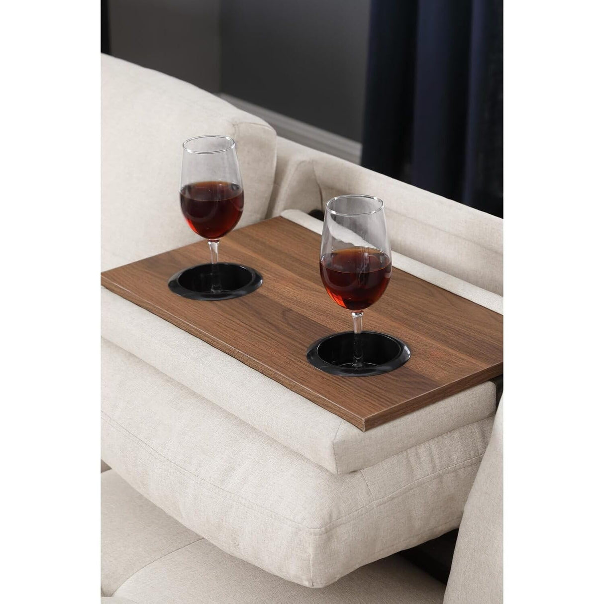 Sophisticated Simplicity Sectional Sofa with Ottoman, Living Room Set