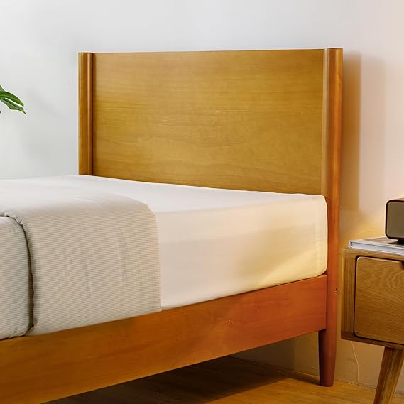 Allen Mid Century Wood Platform Bed Frame - Queen