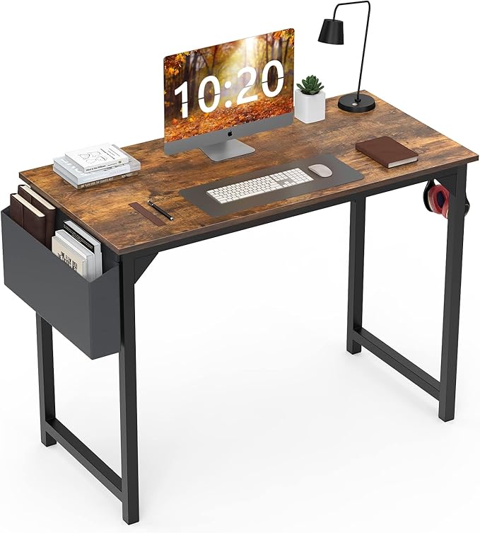 Computer Desk Small Office Desk 40 Inch Writing Desks Small Space Desk Study Table Modern Simple Style Work Table