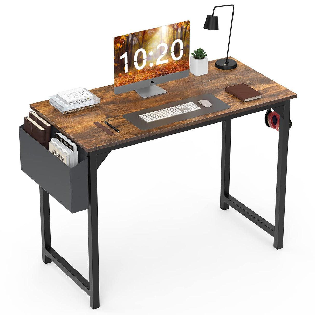 Computer Desk Small Office Desk 40 Inch Writing Desks Small Space Desk Study Table Modern Simple Style Work Table