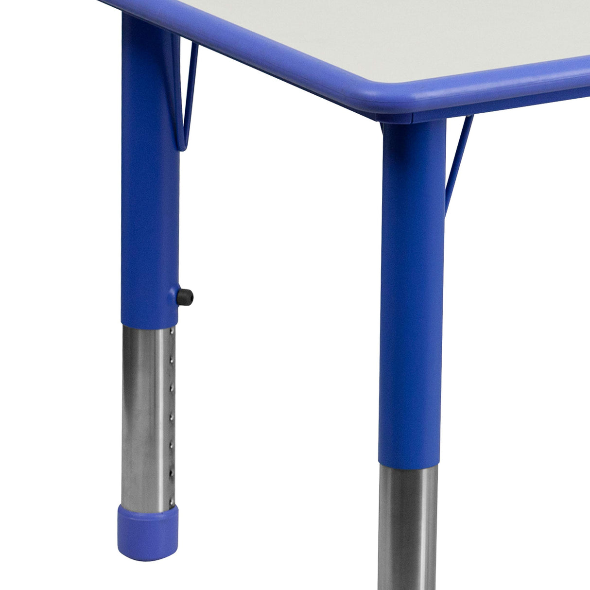 Emmy Adjustable Classroom Activity Table with 6 Stackable Chairs