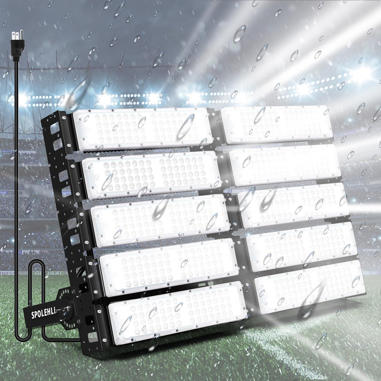 LED Stadium Flood Lights 3000W Equivalent 80000LM Super Bright LED Arena