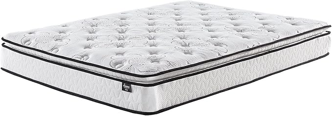 Queen Size Limited Edition 11 inch Firm Hybrid Mattress with Lumbar Support Gel Memory Foam