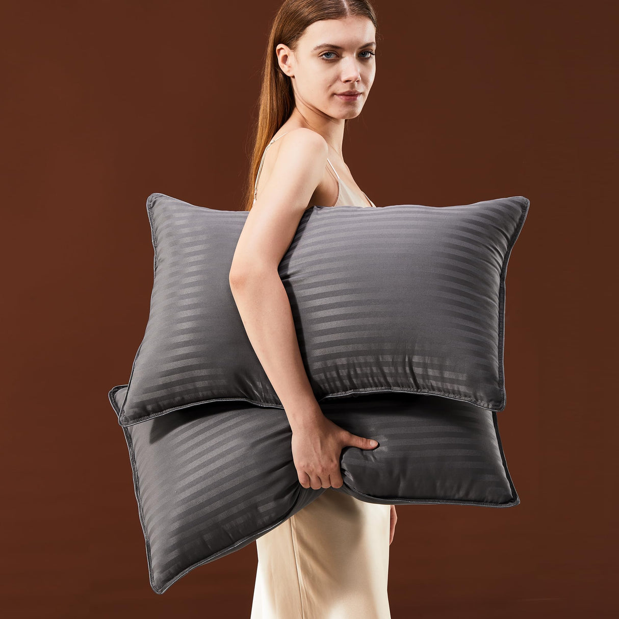 Pillows Standard Size Set of 2, Hotel Pillows for Bed