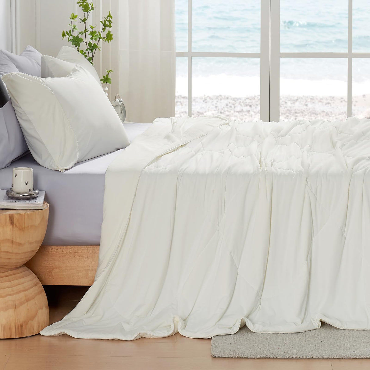 Cooling Comforter Queen Size, Cooling Blankets for Hot Sleepers and Night Sweats