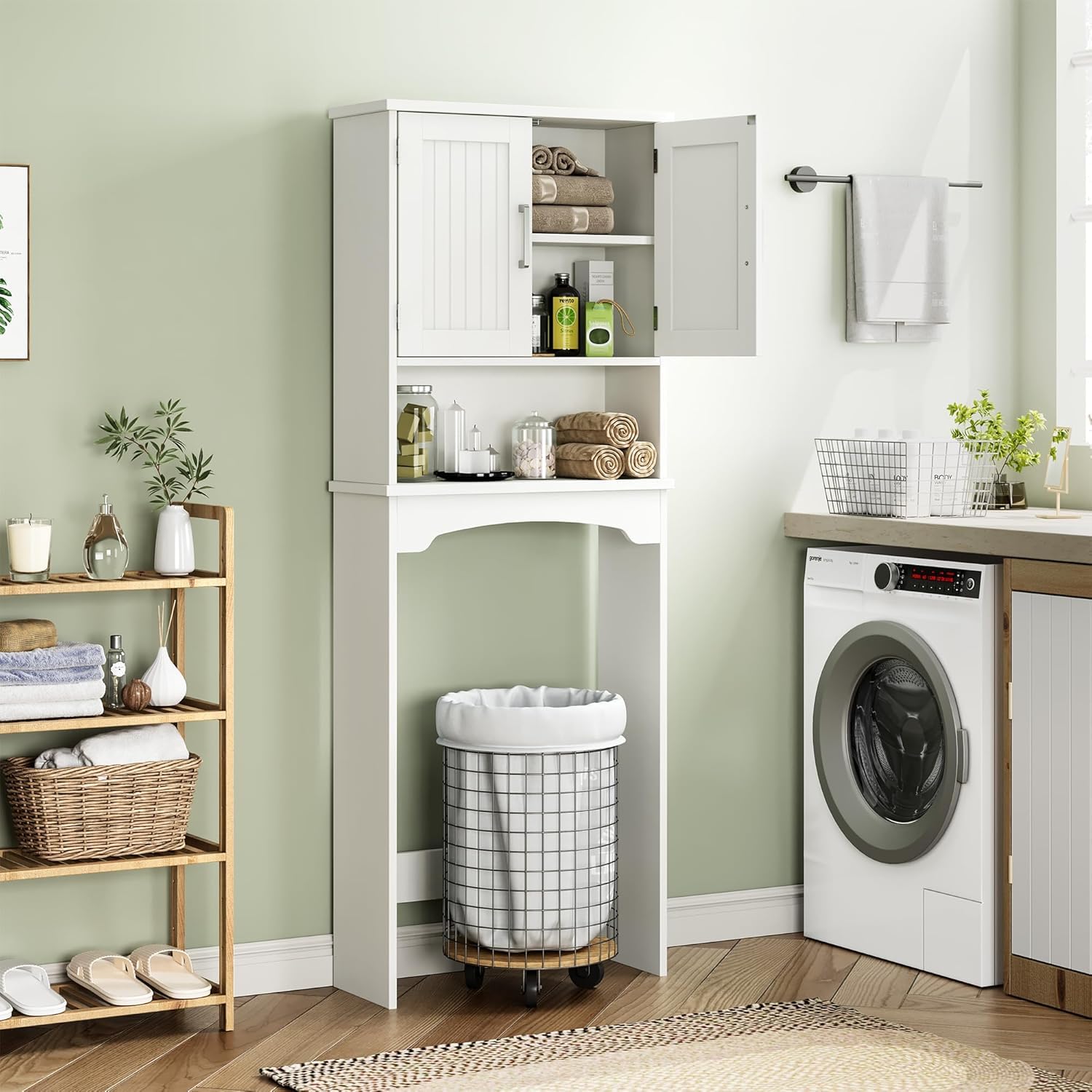 Over The Toilet Storage Cabinet, Bathroom Cabinet Over Toilet Double Door Bathroom