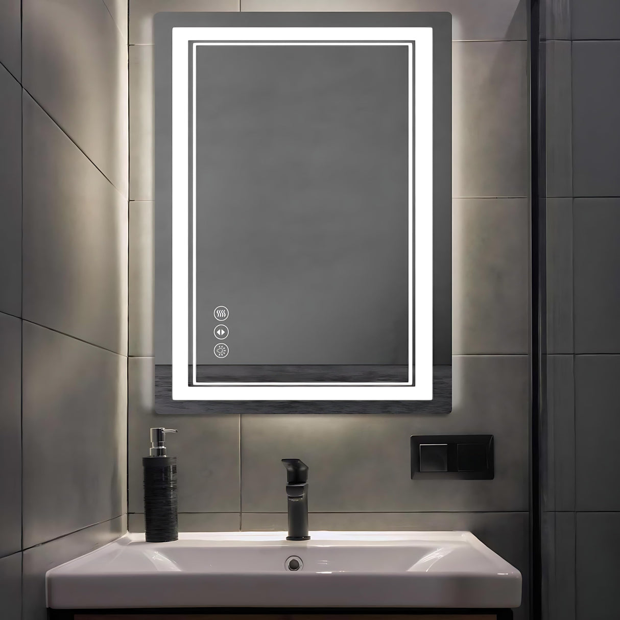 20x28 LED Bathroom Mirror - Anti-Fog Dimmable Backlit Vanity Mirror