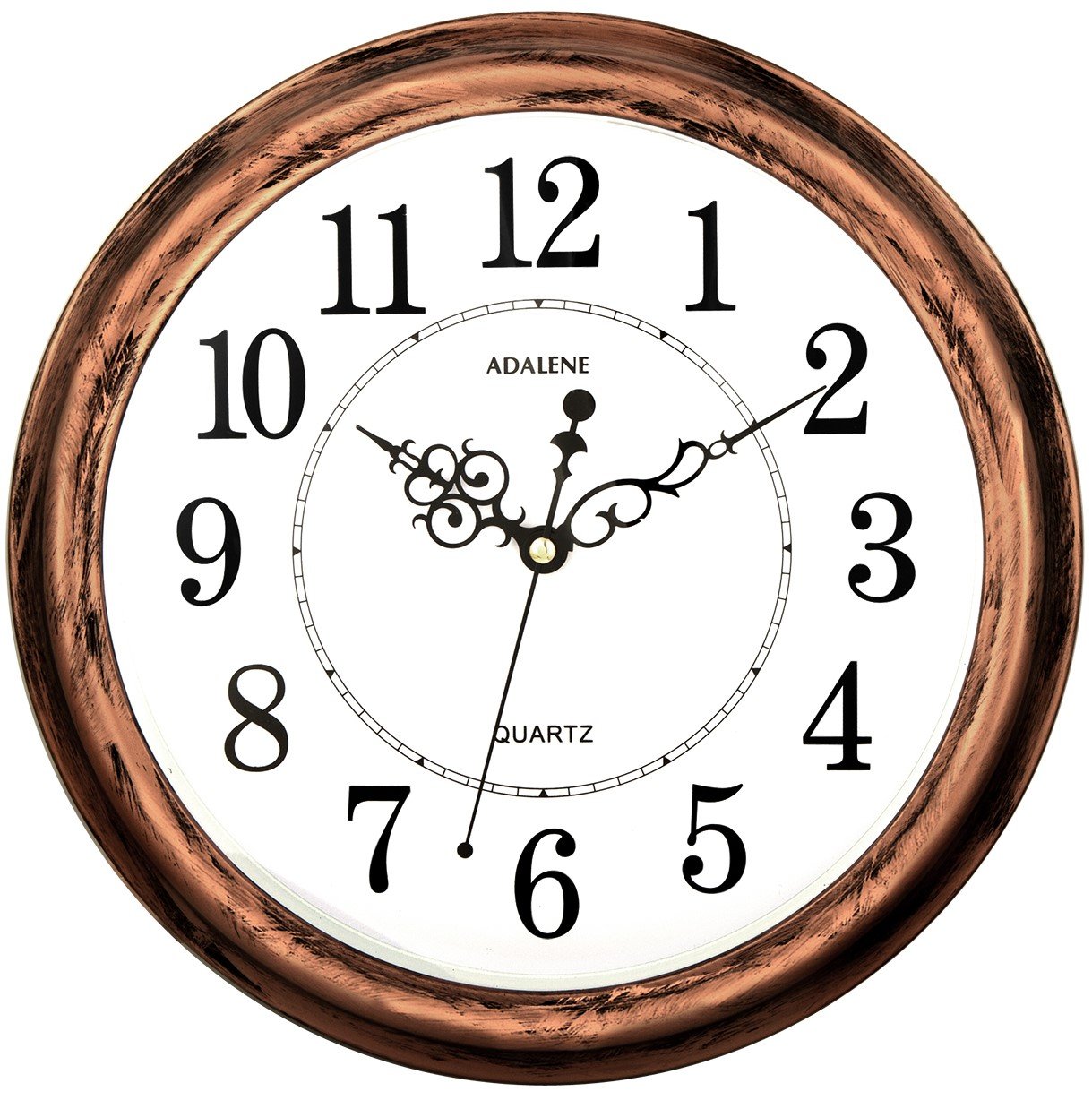 13-Inch Decorative Wall Clock Silent Non-Ticking - Vintage Retro Kitchen Wall Clock