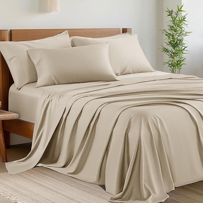 6 Piece Queen Sheet Sets, Cooling Sheets