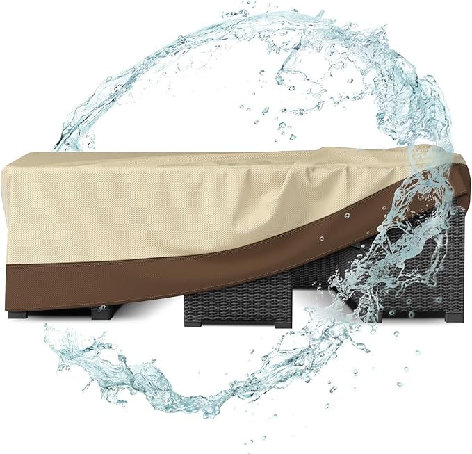 Patio Furniture Covers Waterproof for Table and Chairs, Rectangular Outdoor Furniture Set Cover