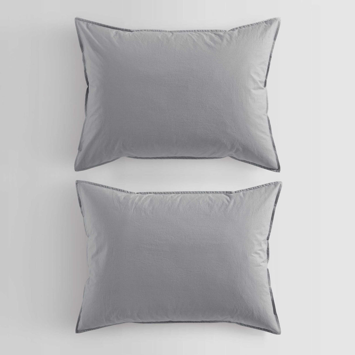 King Comforter Set, Modern Cotton Washed Percale Bedding with Matching Shams