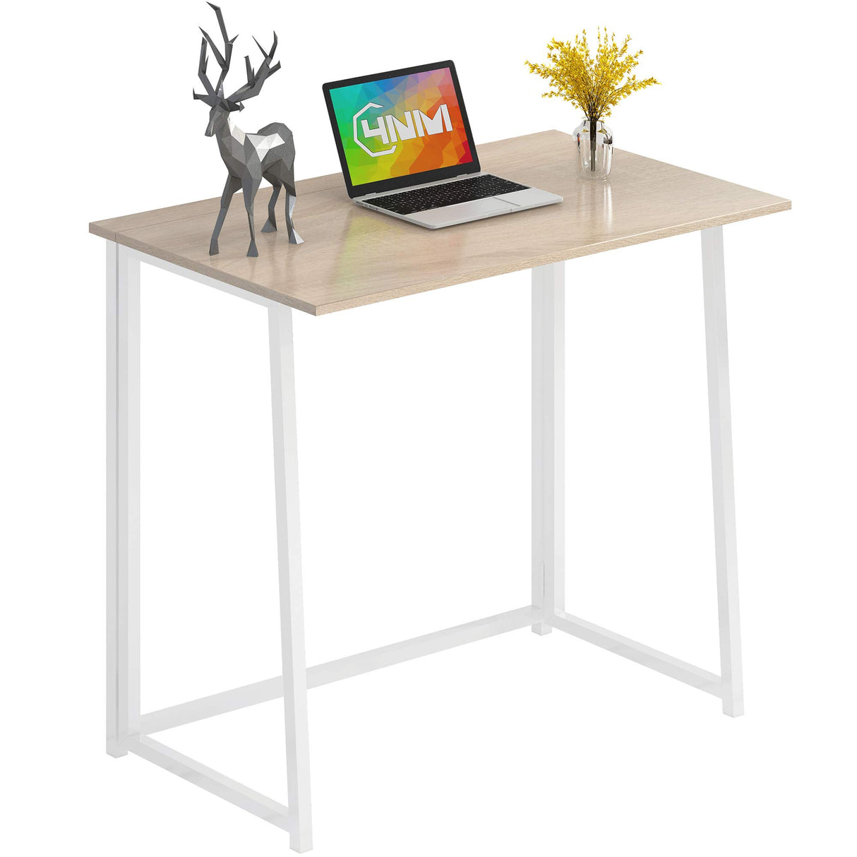 31.5" Folding Desk, Simple Assembly Computer Desk Study Writing Table for Small