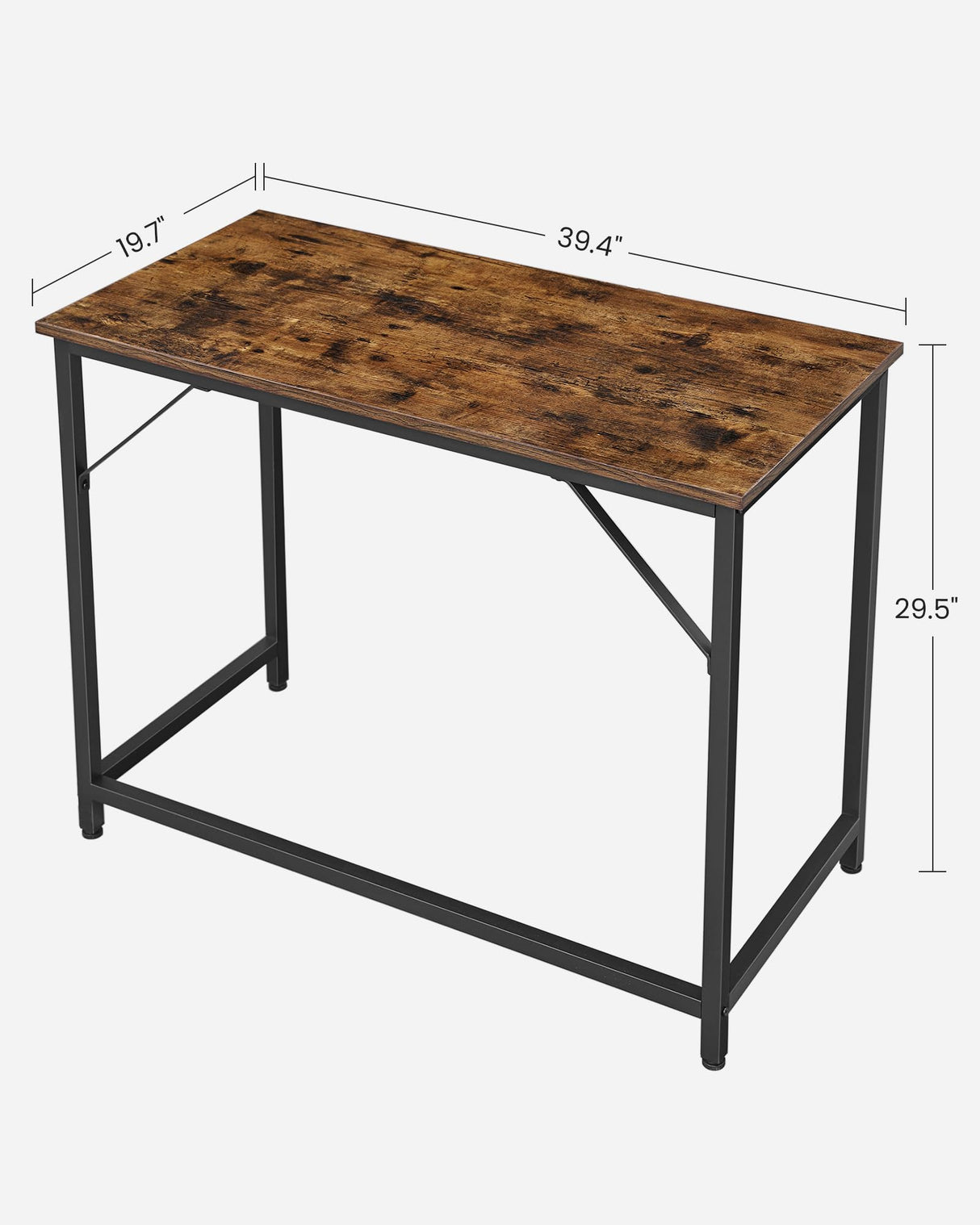 Computer Desk, Gaming Desk, Home Office Desk, for Small Spaces, 19.7 x 39.4 x 29.5
