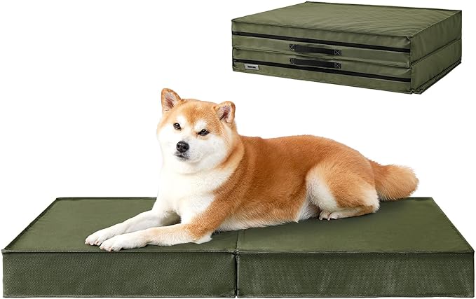 Foldable Waterproof Dog Beds for Medium Dogs