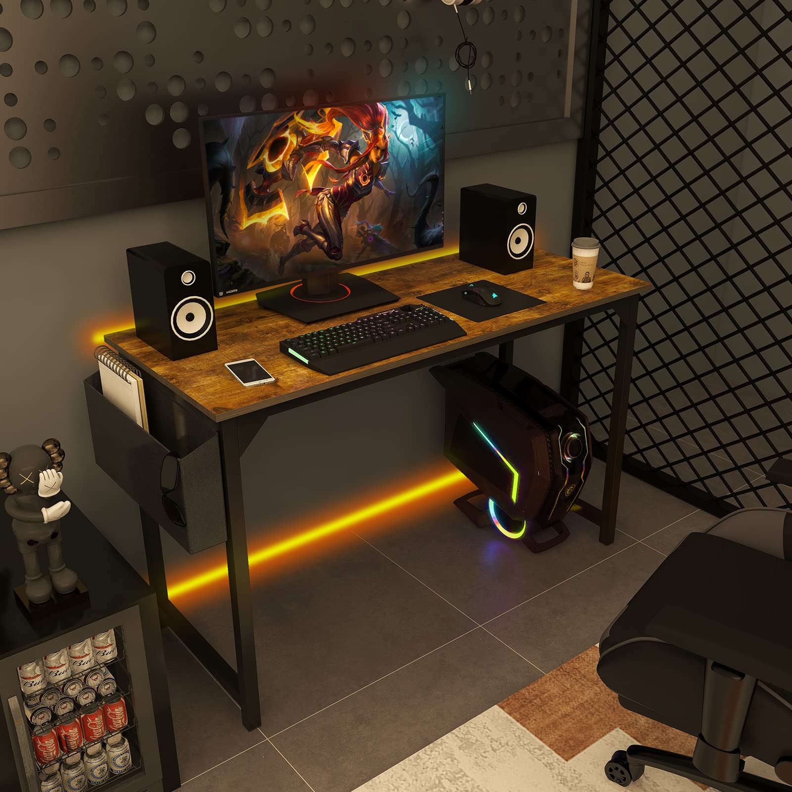 Computer Desk Small Office Desk 40 Inch Writing Desks Small Space Desk Study Table Modern Simple Style Work Table