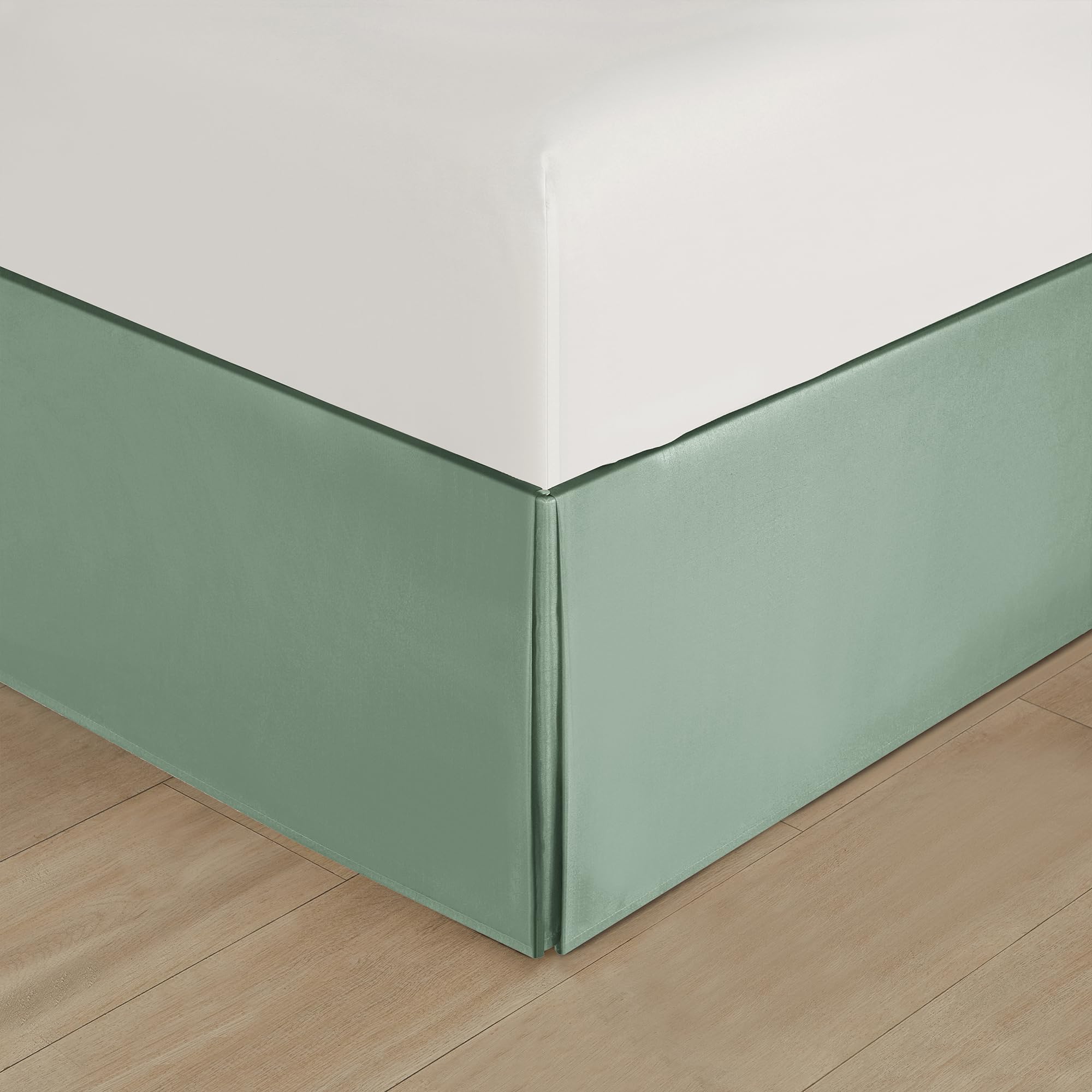 Sage California King Comforter Set 7 Pieces, Jacquard Woven with Damask, Bedding Set