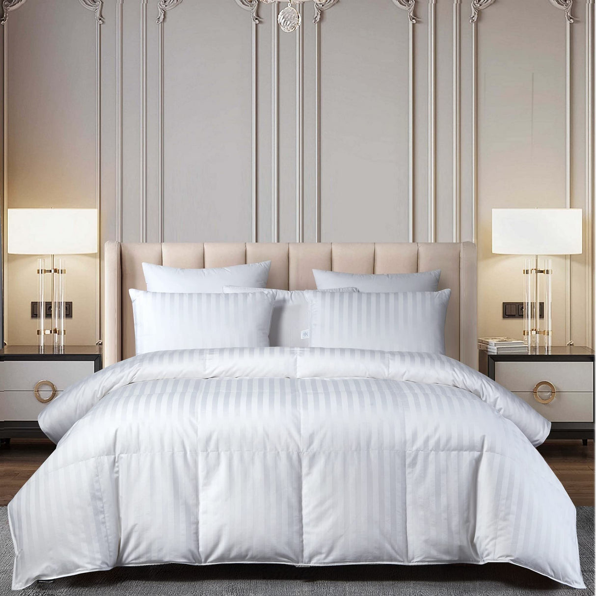 US Grown Cotton All Seasons Warmth Exceptional Hungarian White Goose Down