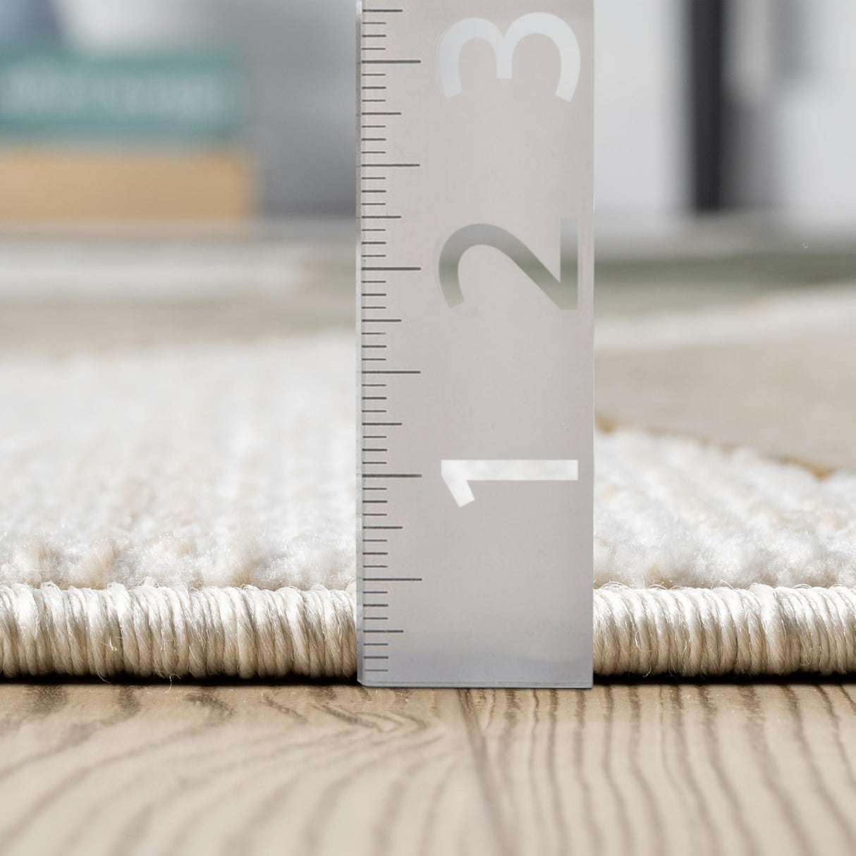 Beige Cream Green Graffiti Washable Area Rug 8' x 10' - Abstract Artistic Design