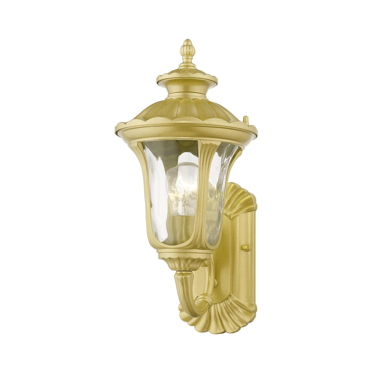 Livex Lighting 7850-13 Oxford 1 Light Outdoor Wall Lantern, White, 7.25 x 15.5 x 8.75