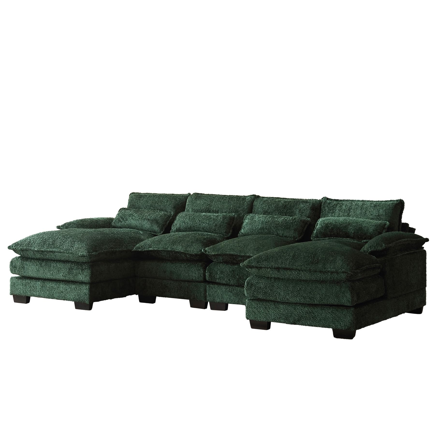 Sofa Cloud Couch, 110" Upholstery Comfy Modular Sofa