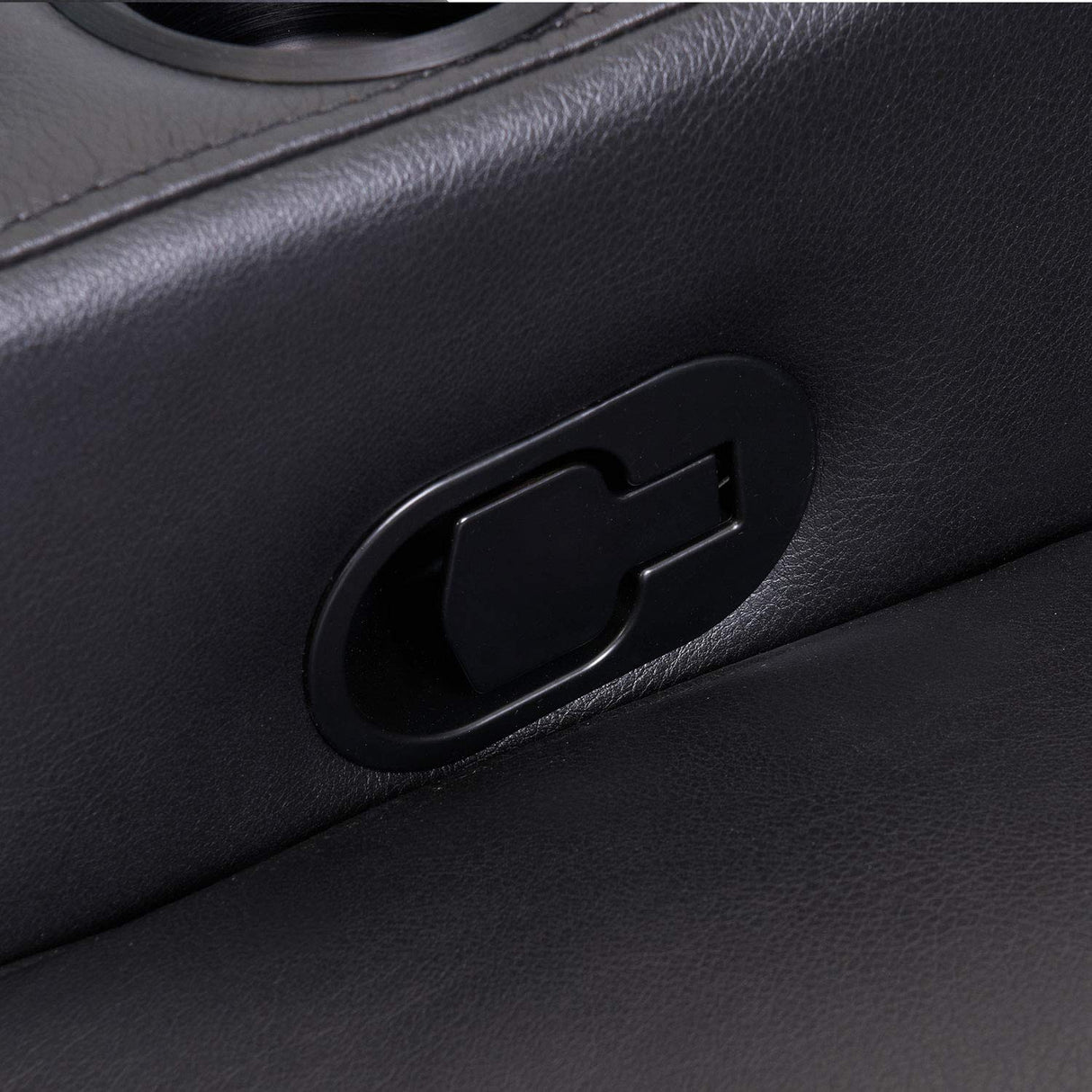 Cloud XS850 Home Theater Chairs - Black Bonded Leather - Manual Recline