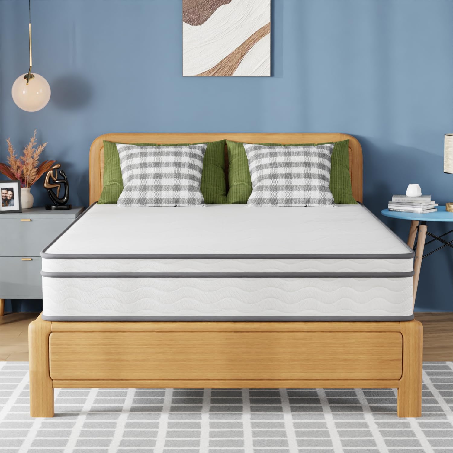 10 Inch Innerspring Full Mattress Medium Firm Hybrid Mattress