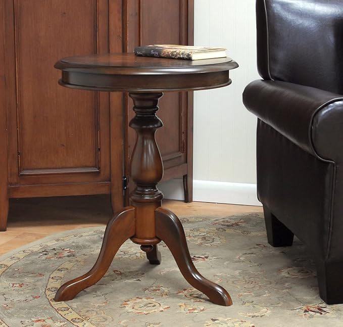 19.5" Round Accent Side End Table for Living Room, Family Room, Entryway