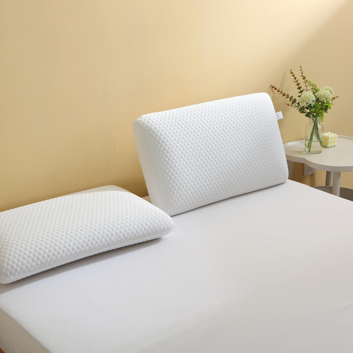 Memory Foam Bed Pillows, Pillow for Side and Back Sleeper, Pillow for Neck Pain Relief