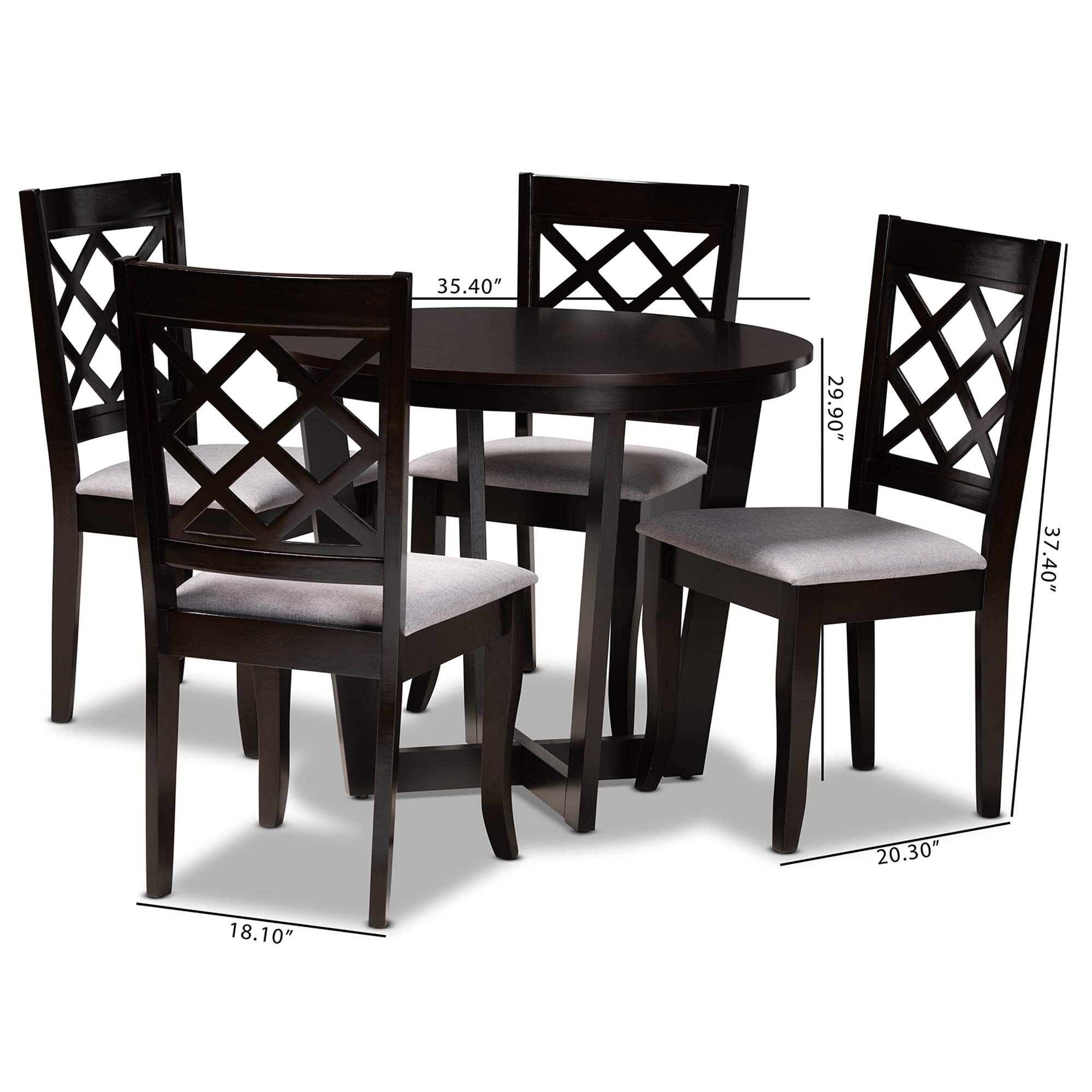 Sets, Grey/Dark Brown